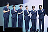 Boy band LUN8 poses for photos during a press showcase for its single, “Lost,” at Yes24 Live Hall in eastern Seoul on Sept. 17. [DANIELA GONZALEZ PEREZ]
