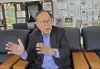 Shim Kyu-sun, chief of the Foundation for Victims of Forced Mobilization by Imperial Japan, speaks during his first-ever press interview with the JoongAng Ilbo, an affiliate of the Korea JoongAng Daily, at the foundation's headquarters in Jongno District, central Seoul, on May 23. [PARK HYUN-JOO]