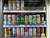 Craft beers, including Ark Korea Craft Brewery's Jeju Baekrokdam and Seongsan Ilchulbong beer, are lined up at a convenience store. [BAE JUNG-WON]