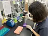 A researcher works on identifying dog species. [SEOUL METROPOLITAN GOVERNMENT]