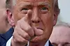 U.S. President Donald Trump gestures after signing the sweeping spending and tax legislation, known as the ″One Big Beautiful Bill Act,″ at the White House in Washington, D.C. on July 4. [REUTERS/YONHAP]