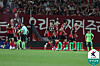 FC Seoul, in red, celebrate during a K League 1 match against Jeonbuk Hyundai Motors at Seoul World Cup Stadium in western Seoul on Sept. 27. [K LEAGUE]