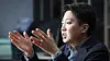 Reform Party leader Lee Jun-seok speaks during an interview with the JoongAng Ilbo, an affiliate of the Korea JoongAng Daily, at the National Assembly building in Yeouido, western Seoul, on April 16. [JOONGANG ILBO]