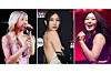 A compilation of K-pop singers, from left: Rose of girl group Blackpink; singer-songwriter EJAE; and member Yoonchae of girl group Katseye [AP/YONHAP]