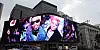 G-Dragon's music video for “Too Bad,” featuring Anderson .Paak, is shown on Shinsegae Department Store's branch in Myeong-dong, central Seoul, on Feb. 26. [YONHAP]