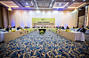 This photo, released by the World Taekwondo on its website, shows the organization holding an extraordinary council meeting in Fujairah, the United Arab Emirates, on Jan. 31, 2026. [WORLD TAEKWONDO]
