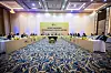 This photo, released by the World Taekwondo on its website, shows the organization holding an extraordinary council meeting in Fujairah, the United Arab Emirates, on Jan. 31, 2026. [WORLD TAEKWONDO]
