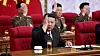 This photo, carried by North Korea's official Korean Central News Agency on June 24, shows the North's leader Kim Jong-un presiding over the 12th plenary meeting of the eighth Central Committee of the ruling Workers' Party of Korea, which took place from June 21 to 23. [YONHAP]