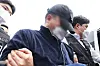 A man in his 50s suspected of murdering his parents, wife and two daughters in Yongin, Gyeonggi, was detained by police on April 17. [YONHAP]