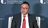 Whang Joo-ho, the president and CEO of Korea Hydro & Nuclear Power, speaks during a forum hosted by the Washington-based Carnegie Endowment for International Peace on April 21. [YONHAP]