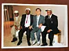 Debela, far right, with Sintayehu, second from right, during their meeting in Korea in 2010. [MELESSE TESSEMA DEBELA]