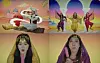 A composite of scenes from the teaser for broadcaster MBC's upcoming drama series ″To The Moon,″ which online users accused of mocking Middle Eastern culture [SCREEN CAPTURE]