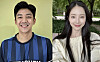 Badminton star Lee Yong-dae, left, and singer-turned-actor Yun Chae-kyung [SCREEN CAPTURE]