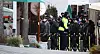 Investigators from the Corruption Investigation Office for High-ranking Officials (CIO) arrive in front of President Yoon Suk Yeol's official residence in Hannam-dong, central Seoul, on Jan. 3 as they try to execute an arrest warrant. [YONHAP]