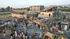 People gather searching for victims among the rubble of a house hit by a U.S. strike in Saada, Yemen, on March 16. U.S. strikes in , Yemen killed more than 30 people. [HOUTI GROUP PRESS SERVICE/UPI/YONHAP]