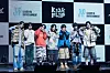 Members of boy band KickFlip pose for photos during their debut showcase held on Jan. 20 at the Yes24 Live Hall music venue in eastern Seoul. [DANIELA GONZALEZ PEREZ]