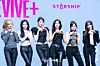 Girl group IVE poses for photos during a showcase for the release of its second full-length album, “Revive+,” at Yes24 Live Hall in eastern Seoul on Feb. 23. [DANIELA GONZALEZ PEREZ]