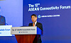 Secretary-general of the Asean-Korea Centre Kim Jae-shin speaks during the opening ceremony for the 12th Asean Connectivity Forum held at the Westin Josun Seoul on Jan. 8. [ASEAN-KOREA CENTRE]