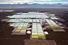 An aerial view shows the brine pools and processing areas of the Soquimich lithium mine on the Atacama salt flat in the Atacama desert of northern Chile, on Jan. 10, 2013. [REUTERS/YONHAP]
