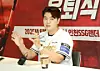 Former SSG Landers player Choo Shin-soo speaks during a press conference ahead of his retirement ceremony at Incheon SSG Landers Field in Incheon on June 14, 2025. [YONHAP]