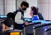 A student passes through a gate at a subway station in Seoul after paying the subway fare with a card on April 20. [YONHAP]