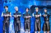 Boy band Tomorrow X Together poses for photos during a showcase for the release of its fourth full-length album, “The Star Chapter: Together,” at Kyung Hee University Grand Peace Palace in eastern Seoul on July 21. [DANIELA GONZALEZ PEREZ]