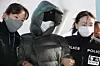 Hwang Ha-na, the granddaughter of the founder of Namyang Dairy Products, center, appears for a pretrial detention hearing at the Suwon District Court’s Anyang branch in Dongan District, Anyang, Gyeonggi, on Dec. 26, 2025, after being arrested abroad on drug charges. [JOINT PRESS CORPS]
