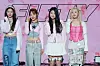 Fifty Fifty pose for a photo at a press conference held in April 2023. [NEWS1]