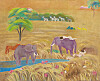 ″Grassland II″ (1978) by Chun Kyung-ja [SEOUL MUSEUM]