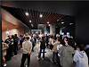 Visitors are seen at an exhibition hall for Silla-era gold crowns in Gyeongju, in this photo provided by the National Museum of Gyeongju [NATIONAL MUSEUM OF GYEONGJU]