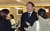 SK Group Chairman Chey Tae-won speaks to the press on Nov. 27 in Paris after rehearsing for the final presentation for Busan's bid for the World Expo 2030.