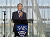 Chung Mong-joon, also known as MJ Chung, honorary chairman of the Asan Institute for Policy Studies, attends a donation ceremony at Johns Hopkins SAIS in Washington on Monday to establish the MJ Chung Distinguished Chair in Security Studies. [ASAN INSTITUTE FOR POLICY STUDIES]