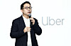 Uber Korea's general manager, Song Jin-woo, speaks at the press event to explain the mobility giant's business strategy in Korea at The Plaza Hotel in central Seoul on Feb. 20. [UBER]