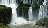 A boat approaches the falls of the Iguazu National Park in Argentina. [EMBASSY OF ARGENTINA IN KOREA]