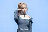 IVE’s Rei poses for photos during a showcase for the release of the group’s second full-length album, “Revive+,” at Yes24 Live Hall in eastern Seoul on Feb. 23. [DANIELA GONZALEZ PEREZ]