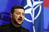 Ukraine's President Volodymyr Zelenskyy addresses a media conference during the Vilnius Summit at the Palace of the Grand Dukes of Lithuania in Vilnius, Lithuania on June 2. [AP/YONHAP]