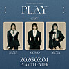 A trailer image of girl group Twice's subunit MiSaMo's first Japanese full-length album ″PLAY″ [JYP ENTERTAINMENT]