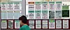 Apartment rental and purchase advertisements are posted at a real estate agency in Seoul on June 25. [NEWS1]