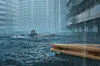 Still from Netflix's sci-fi disaster film 'The Great Flood' (2025) [NETFLIX]
