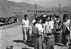 A separate prison facility for female prisoners at a prisoners of war camp in Busan in September 1951. [ICRC]