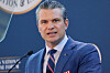 U.S. Secretary of Defense Pete Hegseth speaks during the Reagan National Defense Forum at the Ronald Reagan Presidential Library in Simi Valley, California on Dec. 6. [REUTERS/YONHAP]