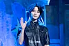 Tomorrow X Together’s Beomgyu poses for photos during a showcase for the release of the band’s fourth full-length album “The Star Chapter: Together,” at Kyung Hee University Grand Peace Palace in eastern Seoul on July 21. [DANIELA GONZALEZ PEREZ]