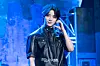 Tomorrow X Together’s Beomgyu poses for photos during a showcase for the release of the band’s fourth full-length album “The Star Chapter: Together,” at Kyung Hee University Grand Peace Palace in eastern Seoul on July 21. [DANIELA GONZALEZ PEREZ]
