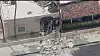 Debris covers the ground after an explosion on May 17 in Palm Springs, California. [AP/YONHAP]