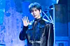 Tomorrow X Together’s Taehyun poses for photos during a showcase for the release of the band’s fourth full-length album “The Star Chapter: Together,” at Kyung Hee University Grand Peace Palace in eastern Seoul on July 21. [DANIELA GONZALEZ PEREZ]