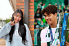 Former Lovelyz member Mijoo, left, and footballer Song Bum-keun  [SCREEN CAPTURE]