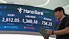 The closing figures of the Kospi and Kosdaq are displayed on a screen in Hana Bank in central Seoul on June 5. [NEWS1]