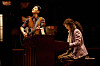 Yoon Hyung-ryul as Guy, left, and Lee Ye-eun as Girl perform a scene from the musical ″Once″ at COEX Artium in Gangnam District, southern Seoul, [SENSEE COMPANY]