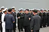 North Korean leader Kim Jong-un visited the Choe Hyon destroyer at the Nampho shipyard in South Pyongan Province on Aug. 18. the Rodong Sinmun reported on Aug. 19. [NEWS1]