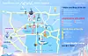 A map of Seventeen's citywide fan event in Los Angeles from Oct. 11 to 19 [PLEDIS ENTERTAINMENT]